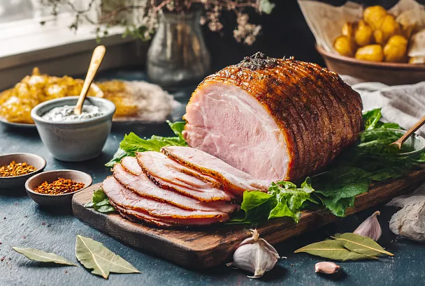 Солю свиной окорок, фарширую чесноком и запекаю — на новогоднем столе царит настоящая армянская буженина!