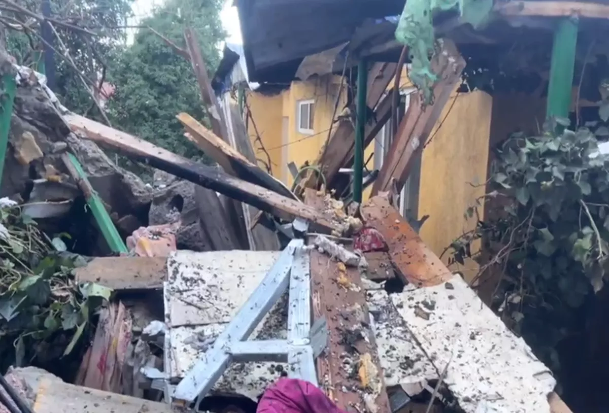 Опубликованы кадры последствий ночной атаки беспилотников на Туапсинский округ