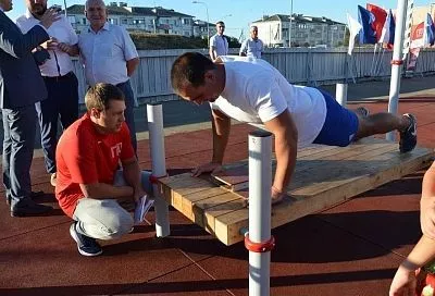В Темрюке открылась спортплощадка для выполнения норм ГТО