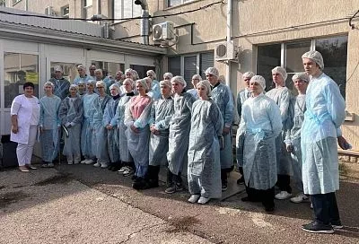 Школьники Тимашевского района побывали на профориентационной экскурсии в районной больнице