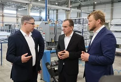 Губернатор Вениамин Кондратьев оценил развитие нового индустриального парка «Копанской» в Краснодаре