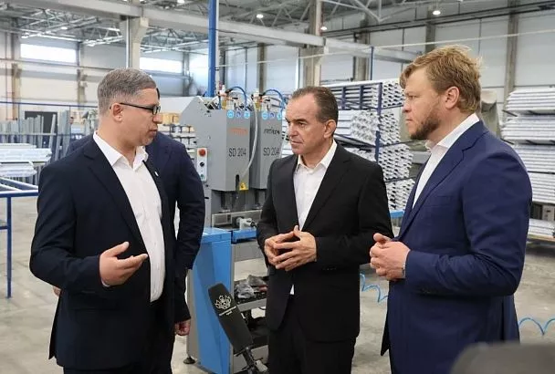 Губернатор Вениамин Кондратьев оценил развитие нового индустриального парка «Копанской» в Краснодаре