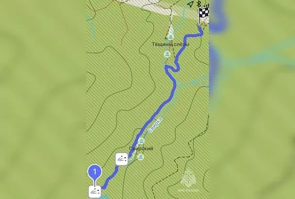 Спасатели вывели заблудившуюся туристку из Уфы из Свирского ущелья в Сочи