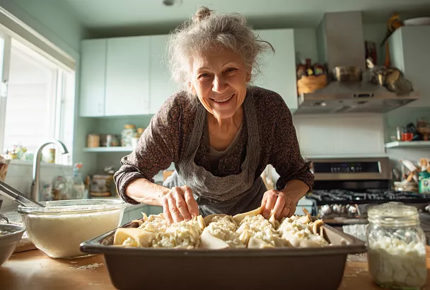 Ленивая ачма из лаваша с творогом: печём на скорую руку