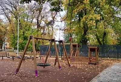 В станице Тбилисской по нацпроекту благоустроили сквер