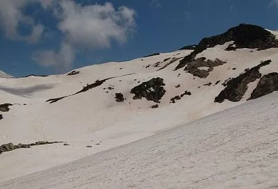 Почти 20 см снега намело за сутки в горах Сочи