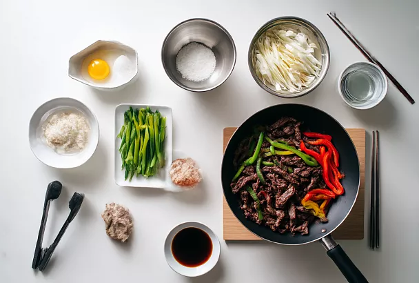 Говядина в «белковом» маринаде с перцем: быстро и мягко, для рецепта годится старое жесткое мясо 