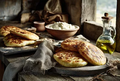 Растянула тонкое тесто, начинила тыквой и творогом — плацинда дешевле чебуреков и вкуснее пирожков