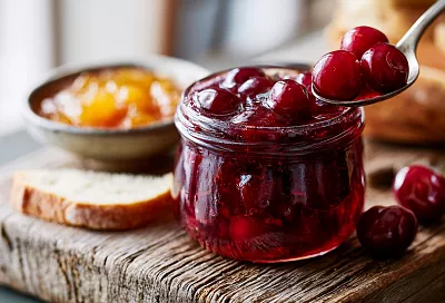 Варенье на сковороде из черешни и абрикоса — быстро и очень вкусно