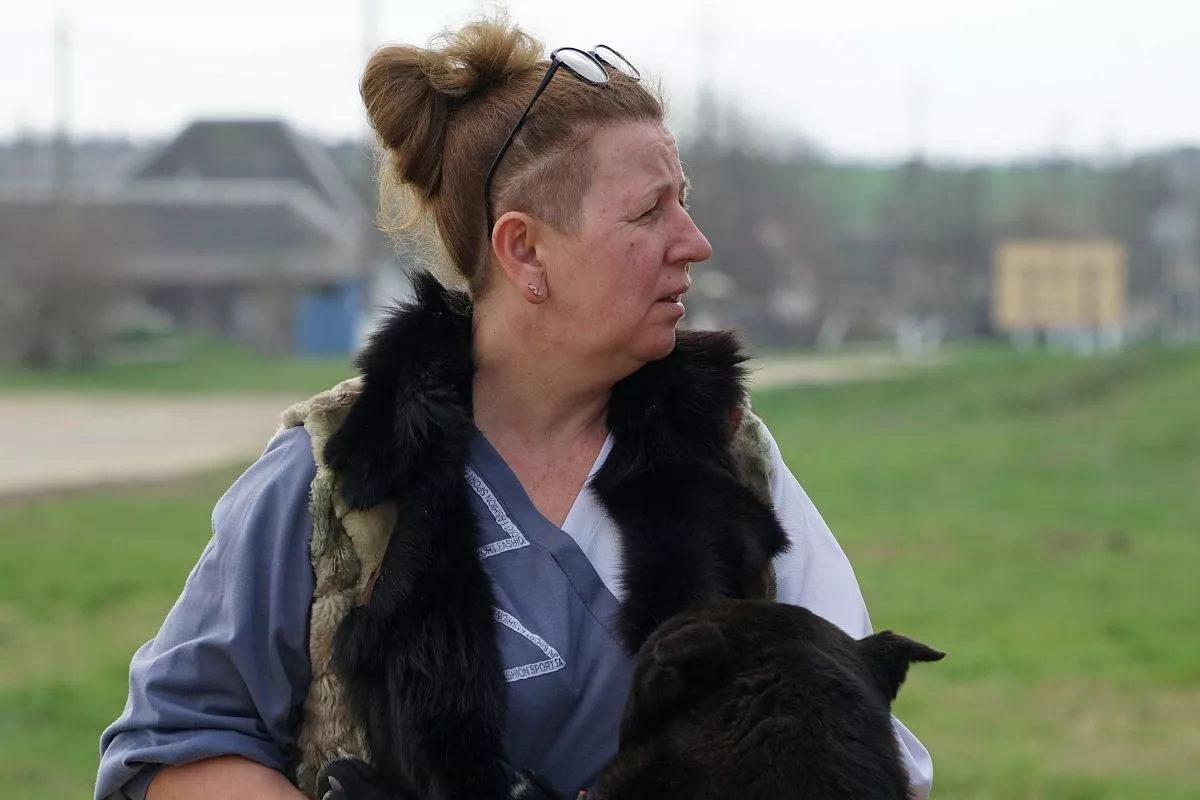 Жительница станицы Варениковской Наталья Самохина. Жительница станицы Варениковской Наталья Самохина.