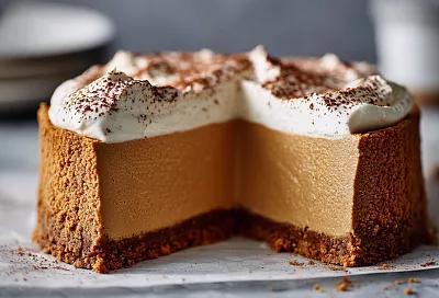 Кофейный чизкейк без выпечки: нежный «десерт из кафе» дома
