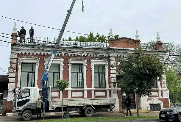 Здание детско-юношеской спортивной школы №7 реставрируют в Краснодаре