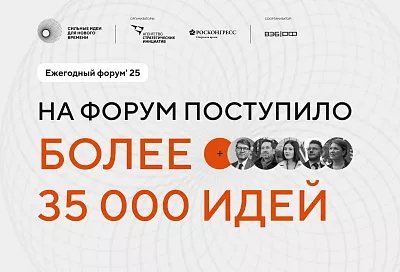 Более 35 тысяч предложений по развитию страны поступило на форум «Сильные идеи для нового времени» в 2025 году