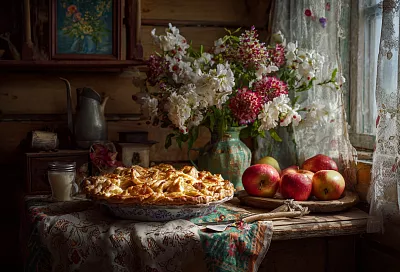 Цветаевский яблочный пирог: десерт, который всегда удаётся