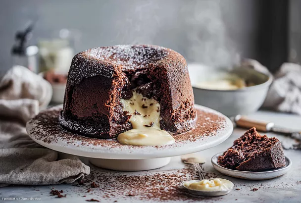 Пеку пирог «Вулкан» с текучей начинкой: выглядит как дорогой торт, а продуктов всего на 300 рублей