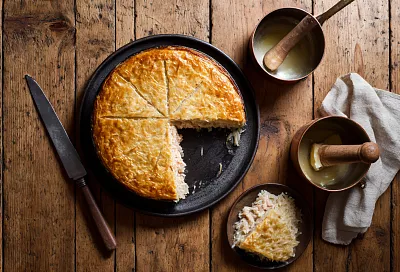 Классический рыбный пирог на дрожжевом тесте — как в детстве