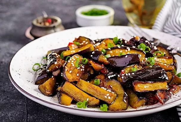 Красивое и невероятно вкусное угощение: карамелизованные баклажаны