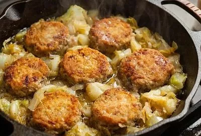 Как голубцы, но проще: ленивые котлеты с капустой - быстрее, сочнее, без возни с листьями