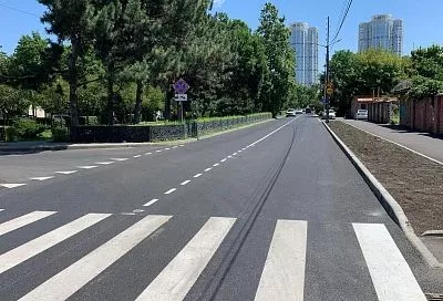 Ремонт улицы Дальней завершили в Краснодаре