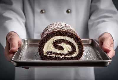 Шоколадный рулет «Чешский»: без сахара и муки, как в СССР