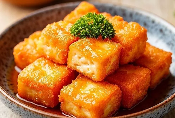 Хрустящий снаружи, нежный внутри: этот рецепт сыра тофу покорит даже самых строгих гурманов