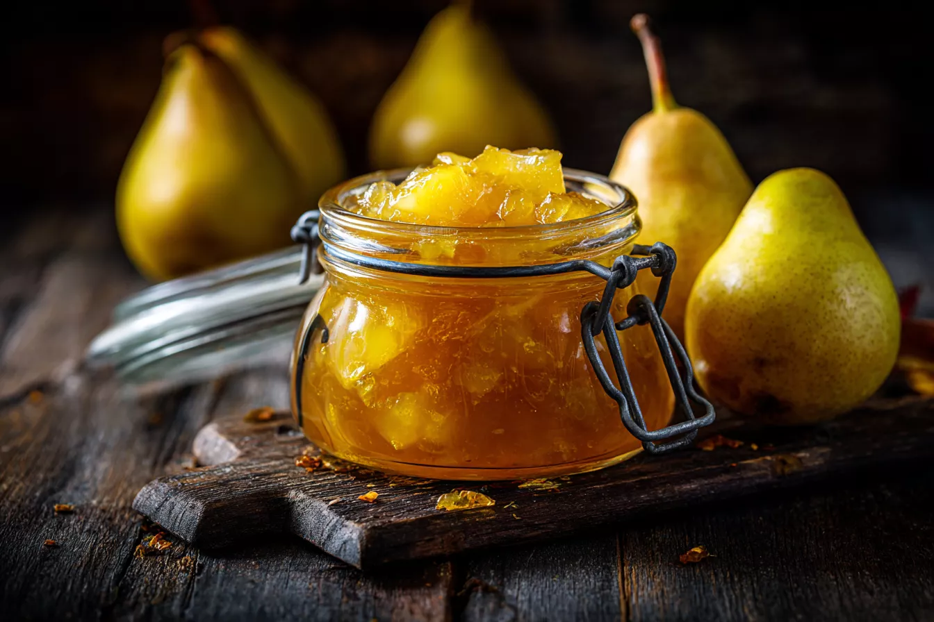 Янтарное грушевое варенье с лимоном и гвоздикой: секрет прозрачных долек