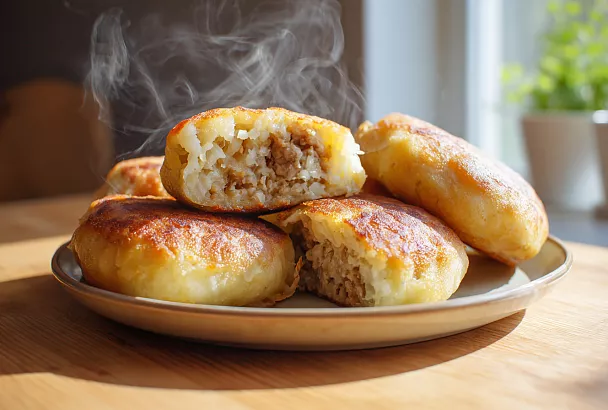 Постные пирожки с картошкой и квашеной капустой: пышные, мягкие и очень вкусные