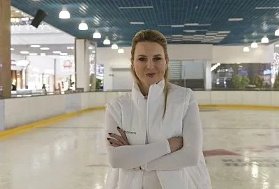 В Краснодаре открыли именную звезду знаменитой российской фигуристке Ирине Слуцкой