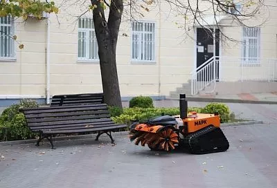Первого кубанского коммунального робота протестировали в Геленджике 