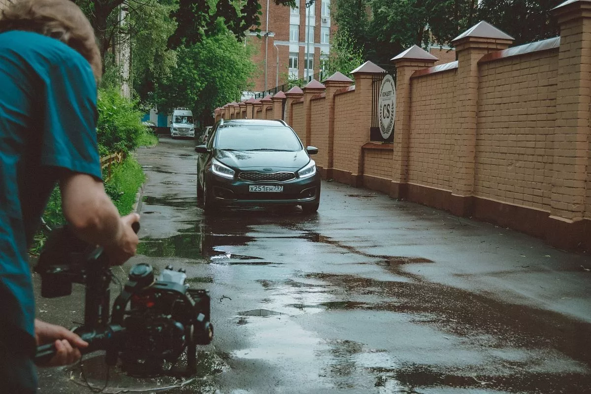 Рабочие моменты съемки сериала