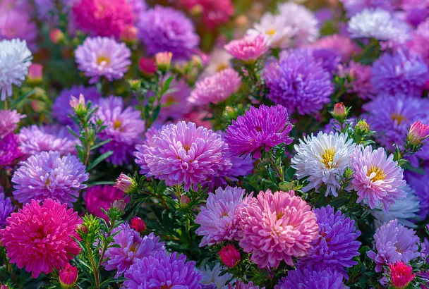 Посев астр на рассаду в апреле: простой способ для пышного цветения