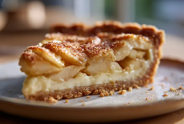 «Как у Марины Цветаевой в Тарусе»: пирог — много яблок, нежная заливка, ровный разрез