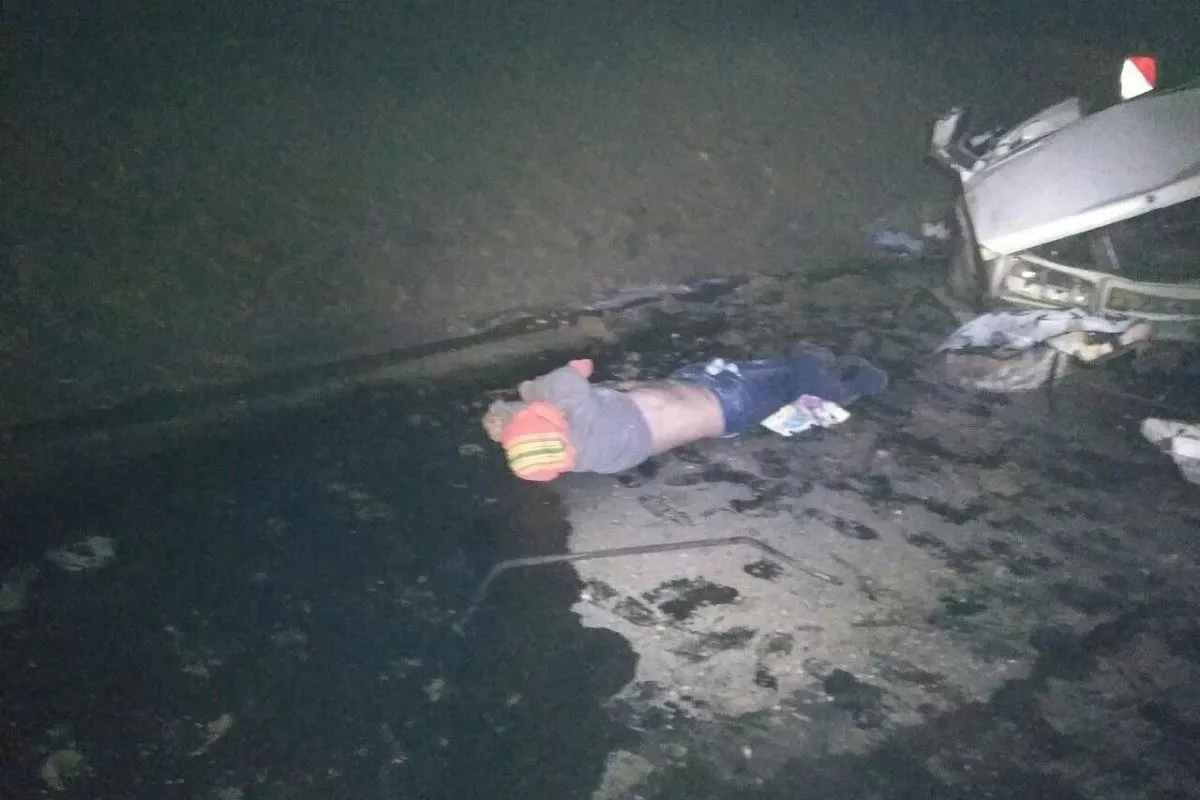 Место аварии