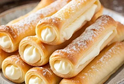 Пеку гору творожных трубочек почти из ничего: рецепт простой, а начинки можно делать разные