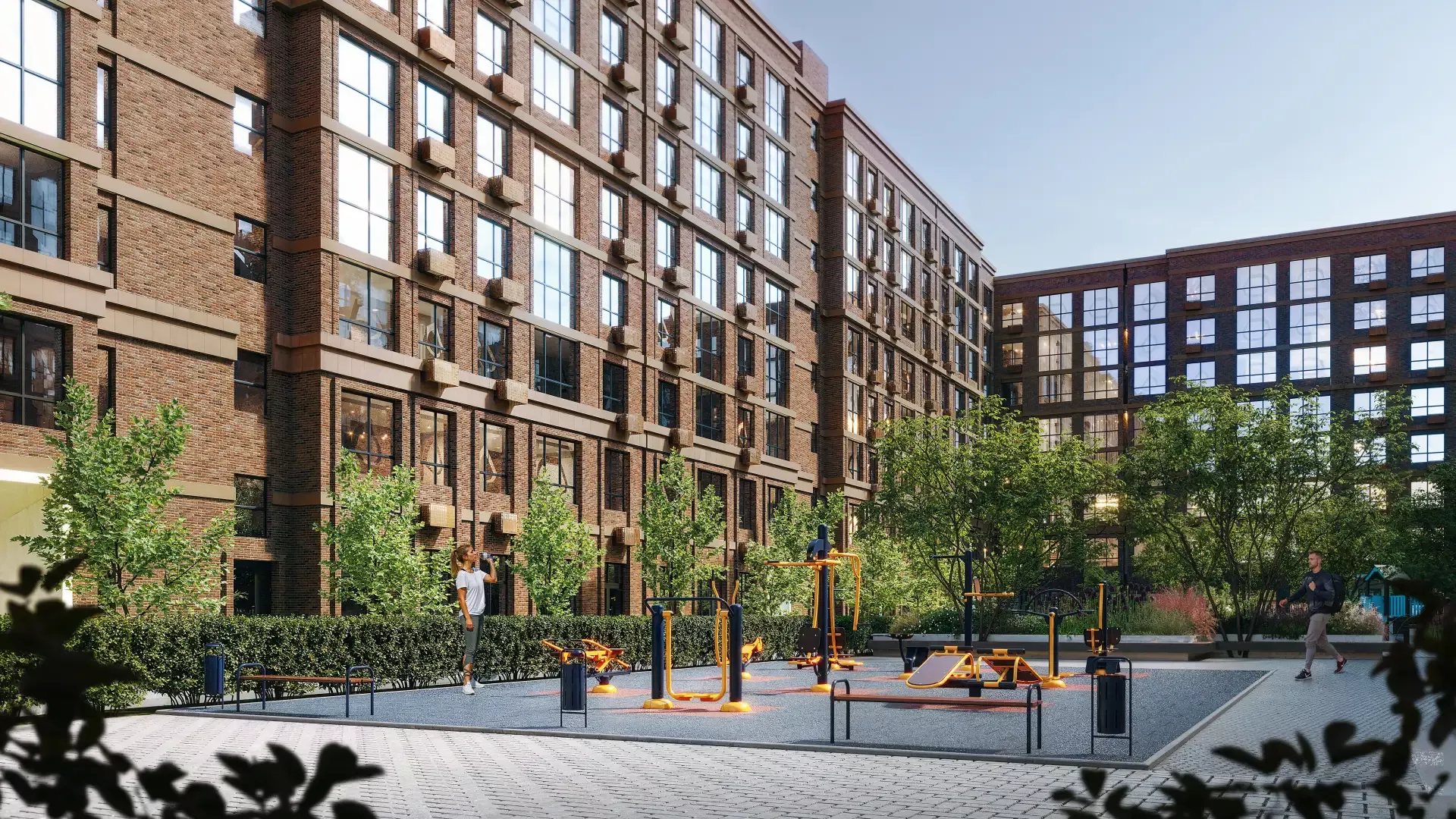 В новом ЖК «Форма» появится парк с зонами для йоги и релаксации