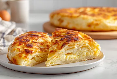 Готовлю настоящую грузинскую ачму на сковороде – слоёная, тянучая, с хрустящей корочкой, как из лучшей хачапурной