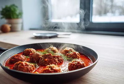 Гречаники в подливе: сочные котлетки с гречкой получаются невероятно вкусными