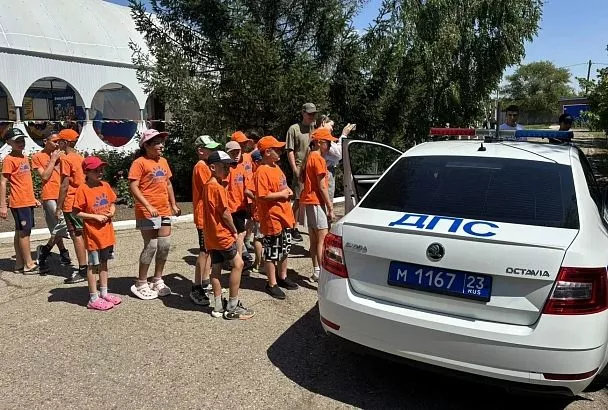 Безопасность — в деталях: в детском оздоровительном лагере «Степные зори» прошел необычный урок ПДД 