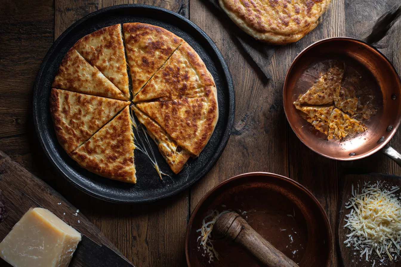 Ленивый хачапури на кефире за несколько минут