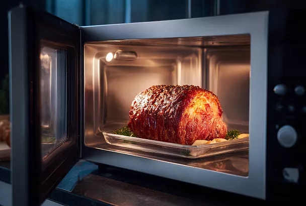 Сочная буженина за 25 минут: взрыв вкуса прямо из микроволновки