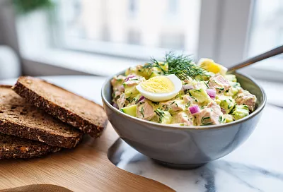 Намазка на завтрак с тунцом и авокадо: полезная, свежая и очень вкусная