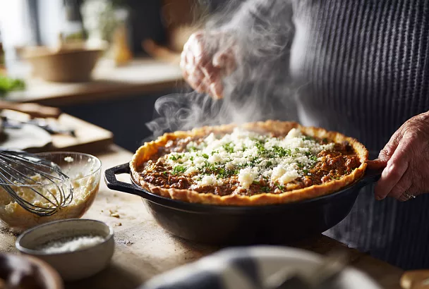 Почему плита удобнее духовки для пирога: неожиданный способ с тестом на кефире