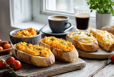 Горячие бутерброды за 15 минут: 2 вкусных варианта на завтрак и перекус