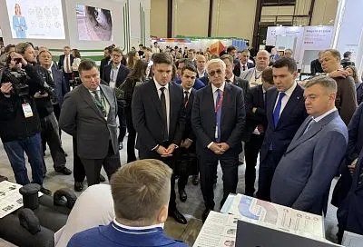 Антон Алиханов и Александр Шохин оценили кубанские разработки на форуме «Российский промышленник» в Санкт-Петербурге