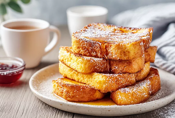 Французские тосты: нежные, ароматные и готовятся за 10 минут