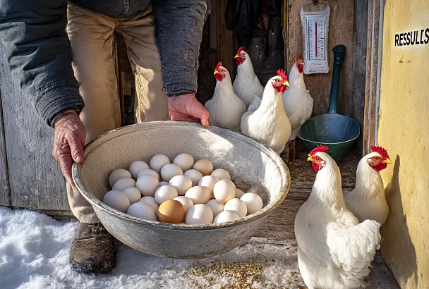 Леггорн белый стандарт несёт по яйцу в день даже зимой: собираю тазами — лучшая порода для домашнего хозяйства