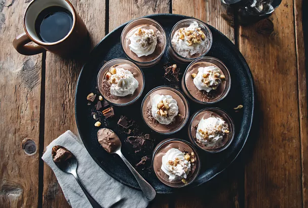 Шоколадный мусс из двух ингредиентов, как в ресторане