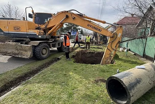 Магистральный водовод капитально ремонтируют в Горячем Ключе
