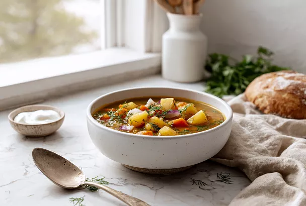 Наваристый суп без мяса: эти продукты, есть у каждого дома