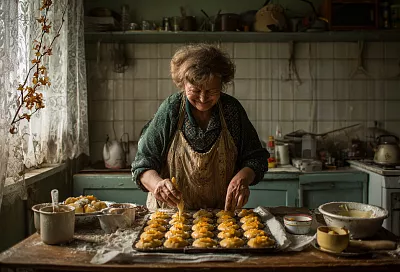 Осенние ватрушки с тыквой и яблоками: пышные, ароматные, с молочной помадкой